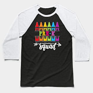 Team Pre K Squad Teacher Back To School 2023 Baseball T-Shirt